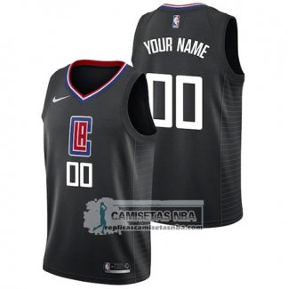 Camiseta Los Angeles Clippers Personalizad Statement 2019 Negroa