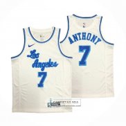 Camiseta Los Angeles Lakers Carmelo Anthony NO 7 Classic 2019-20 Blanco