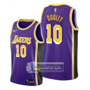 Camiseta Los Angeles Lakers Jared Dudley Statement Violeta