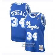 Camiseta Los Angeles Lakers Shaquille O'Neal Retro 1996-97 Azul