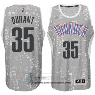 Camiseta Luces de la Ciudad Thunder Durant Gris