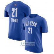 Camiseta Manga Corta All Star 2023 Joel Embiid Azul