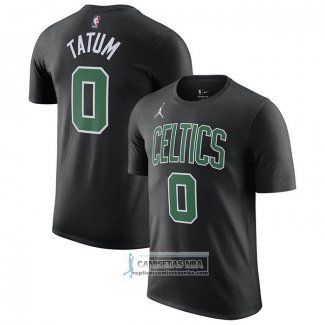 Camiseta Manga Corta Boston Celtics Jayson Tatum Statement 2022-23 Negro