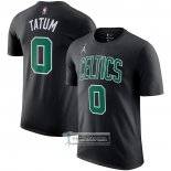 Camiseta Manga Corta Boston Celtics Jayson Tatum Statement Negro