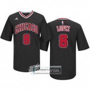 Camiseta Manga Corta Bulls Robin Lopez Negro