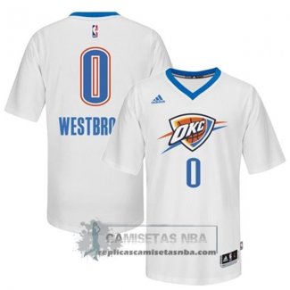 Camiseta Manga Corta Thunder Westbrook Blanco