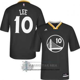 Camiseta Manga Corta Warriors Lee Negro