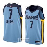 Camiseta Memphis Grizzlies Wayne Selden Statement 2018 Azul