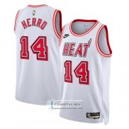 Camiseta Miami Heat Tyler Herro NO 14 Classic 2022-23 Blanco