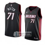 Camiseta Miami Heat Yante Maten Icon 2018 Negro