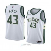 Camiseta Milwaukee Bucks Brandon Mccoy Association 2018 Blanco