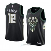 Camiseta Milwaukee Bucks Tim Frazier Statement 2018 Negro