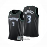 Camiseta Minnesota Timberwolves Jaden McDaniels NO 3 Classic 2025-26 Negro