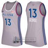 Camiseta Mujer All Star 2017 George Pacers Gris