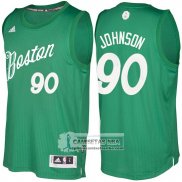 Camiseta Navidad Celtics Amir Johnson 2016 Veder
