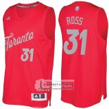 Camiseta Navidad Raptors Terrence Ross 2016 Rojo