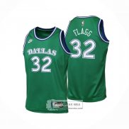 Camiseta Nino Dallas Mavericks Cooper Flagg NO 32 Classic 2025-26 Verde
