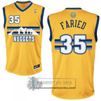 Camiseta Nuggets Faried Amarillo