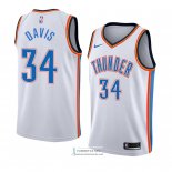 Camiseta Oklahoma City Thunderr Tyler Davis Association 2018 Bla