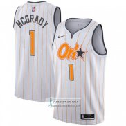 Camiseta Orlando Magic Tracy McGrady NO 1 Ciudad 2020-21 Blanco