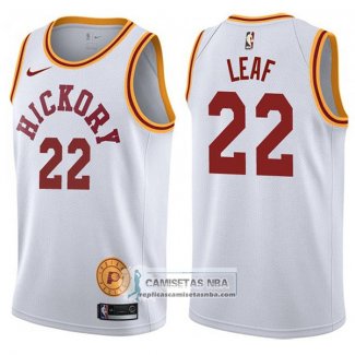 Camiseta Pacers T.j. Leaf Classic 2017-18 Blanco