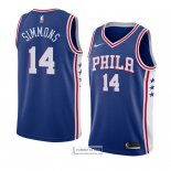 Camiseta Philadelphia 76ers Jonathon Simmons Icon 2018 Azul