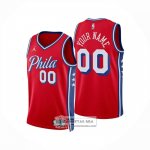 Camiseta Philadelphia 76ers Personalizada Statement 2024-25 Rojo