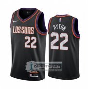 Camiseta Phoenix Suns Deandre Ayton Ciudad Negro