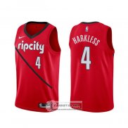 Camiseta Portland Trail Blazers Maurice Harkless Earned Rojo