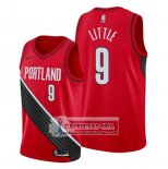 Camiseta Portland Trail Blazers Nassir Little Statement Edition Rojo Negro