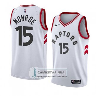 Camiseta Raptors Greg Monroe Association 2018 Blanco