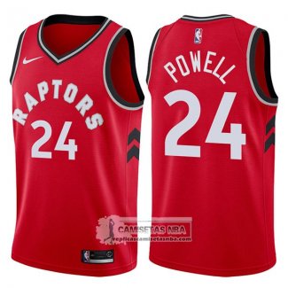 Camiseta Raptors Norman Powell Icon 2017-18 Rojo