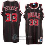 Camiseta Retro Bulls Pippen Negro