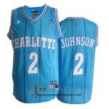 Camiseta Retro Hornets Johnson Azul