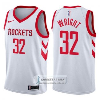 Camiseta Rockets Brandan Wright Association 2017-18 Blanco