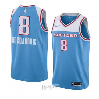 Camiseta Sacramento Kings Bogdan Bogdanovic Ciudad 2018-19 Azul