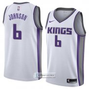 Camiseta Sacramento Kings Joe Johnson Association 2018 Blanco