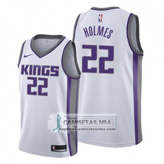 Camiseta Sacramento Kings Richaun Holmes Association Blanco