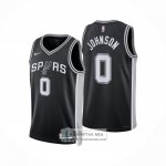 Camiseta San Antonio Spurs Keldon Johnson NO 0 Icon 2025-26 Negro