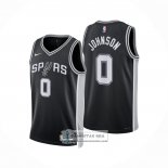 Camiseta San Antonio Spurs Keldon Johnson NO 0 Icon 2025-26 Negro