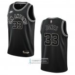 Camiseta San Antonio Spurs Tre Jones NO 33 Classic 2022-23 Negro