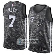 Camiseta Spurs Chimezie Metu Ciudad 2018 Gris