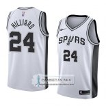 Camiseta Spurs Darrun Hilliard Association 2018 Blanco