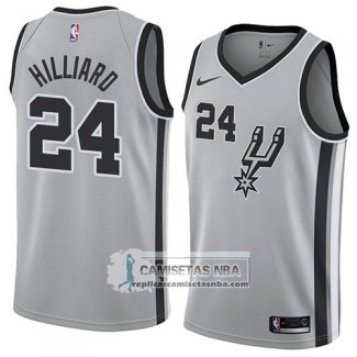 Camiseta Spurs Darrun Hilliard Statement 2018 Gris