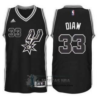 Camiseta Spurs Diaw Negro