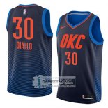 Camiseta Thunder Navy Hamidou Diallo Statement 2018 Azul