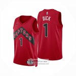 Camiseta Toronto Raptors Gradey Dick NO 1 Icon 2025-26 Rojo
