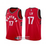 Camiseta Toronto Raptors Jeremy Lin Icon Rojo