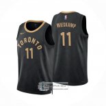 Camiseta Toronto Raptors Joe Wieskamp NO 11 Ciudad 2022-23 Negro