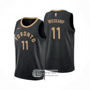 Camiseta Toronto Raptors Joe Wieskamp NO 11 Ciudad 2022-23 Negro